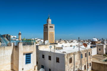 Cityscape of Tunis, Tunisia
