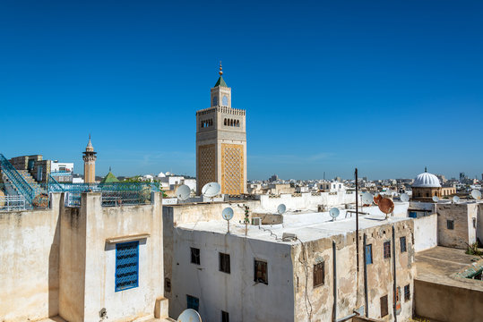 Cityscape Of Tunis, Tunisia