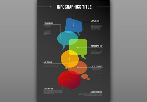 Communication Concept Infographic Layout