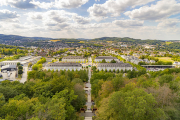 Summer View to Hemer from tower Jübergturm
