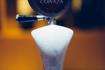 Ice cold beer tap