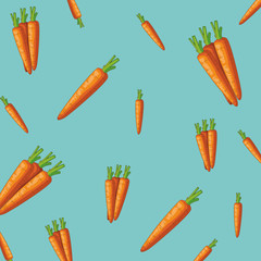 Carrots pattern background