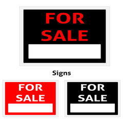 For Sale Signs