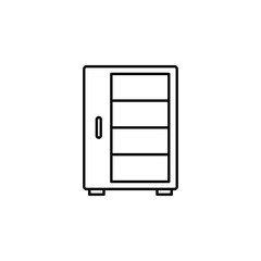 Refrigerator icon. Element of blood donation icon for mobile concept and web apps. Thin line Refrigerator icon can be used for web and mobile