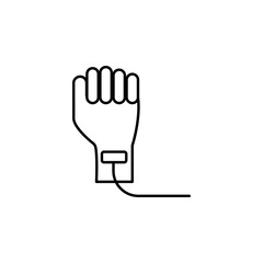 Blood transfusion icon. Element of blood donation icon for mobile concept and web apps. Thin line Blood transfusion icon can be used for web and mobile