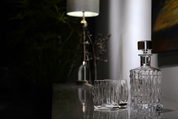 Crystal glass stemware