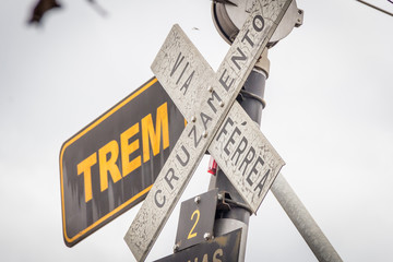 Placas de trem Guararema