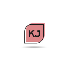 Initial Letter KJ Logo Template Design