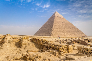Fototapeta na wymiar The great Giza Pyramids 
