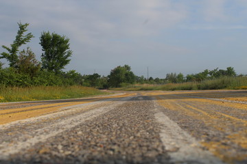 road in the field