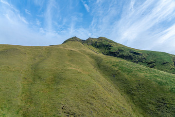 Landscape and nature on the south coast of Iceland