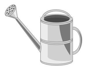 Garden instrument sprinkling can for water.Vector illustration