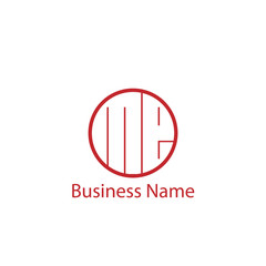 Initial Letter ME Logo Template Design