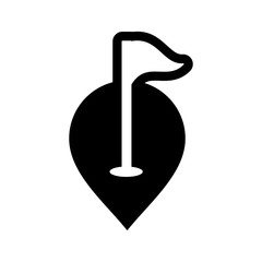 Golf Icon. Sport Symbol. Icon. Vector Eps 08.