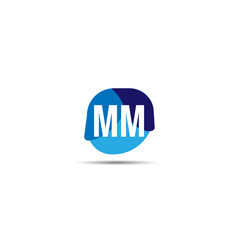 Initial Letter MM Logo Template Design