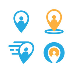Personal Assistant Find Map Location Place Icon Symbol