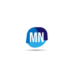 Initial Letter MN Logo Template Design