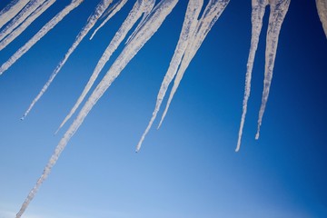 Northern climate, winter.