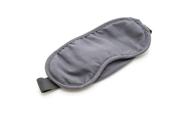Naklejka premium black sleeping eye mask