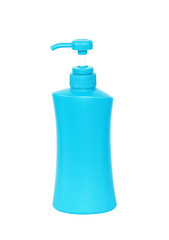 Plastic Bottle pump Of Gel, Liquid Soap, Lotion, Cream, Shampoo on white background