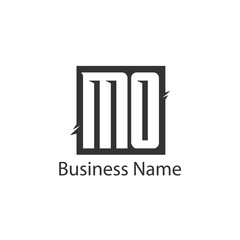 Initial Letter MO Logo Template Design