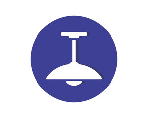 lamp light bulb shining image logo icon vector