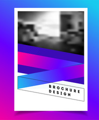 Vector brochure template