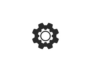 Gear vector icon illustration