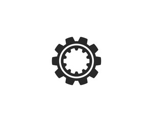 Gear vector icon illustration