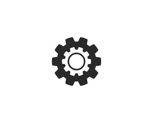 Gear vector icon illustration