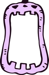 Halloween pumpkin frame