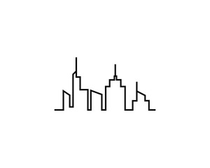 Obraz premium Modern City skyline