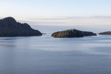 Naklejka premium Small islands in Sitka Sound