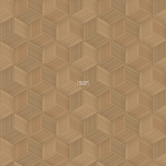 Pattern of bamboo basketry. Natural pattern and texture for background. Vector.