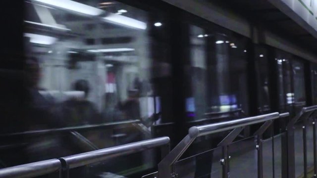 Urban Subway Passing Station Metal Travel Transportation
