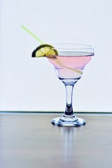 cocktail on white background
