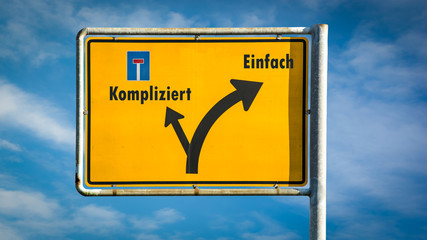 Schild 357 - Einfach