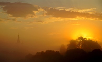 утро в деревне