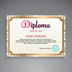 Professional Certificate Template Design