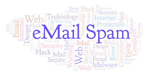 Email Spam word cloud.