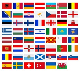 Flags. Football. Participating teams. 2018 2019