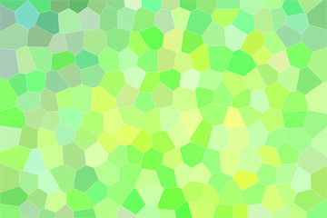 Fototapeta na wymiar Stunning abstract illustration of green, grey and yellow little bright colors hexagon. Lovely background for your design.