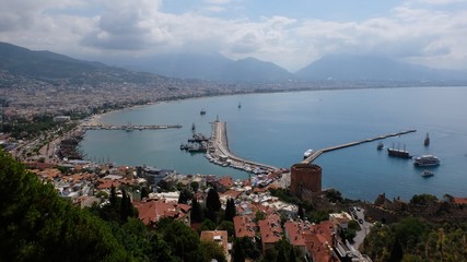 ships in Bay of Alanya