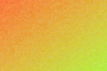 Orange and green  Impasto background illustration.