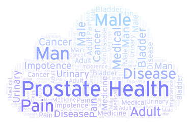 Obraz premium Prostate Health word cloud.