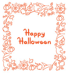 Halloween frame