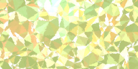 Handsome abstract illustration of yellow, green and pink Pastel mosaic through glass bricks paint. Nice background for your needs.