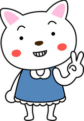 Shiba Inu child's emotional expression set