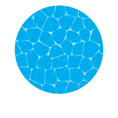 surface texture of blue water