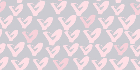 Seamless cute hand drawn pattern. Creative abstract background.